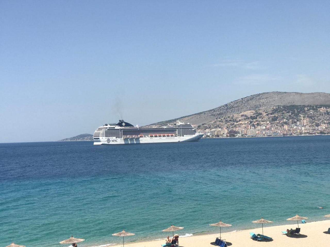 Hotel Dodona Sarande Bagian luar foto